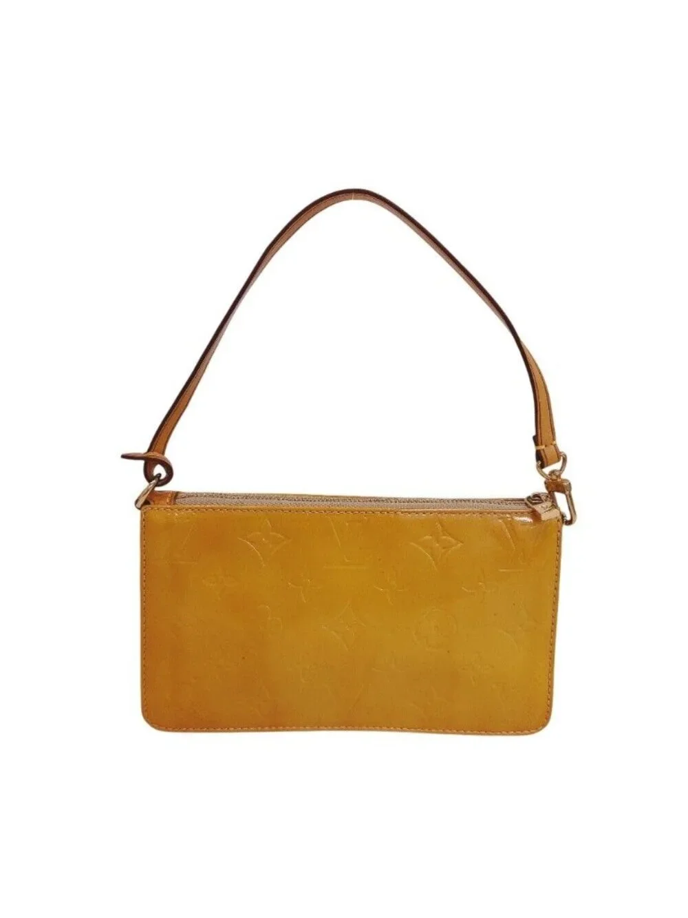 Louis Vuitton Lexington Monogram Vernis Handbag Yellow
